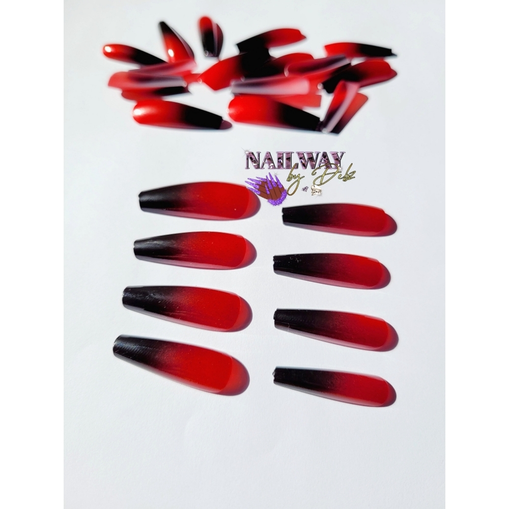 Red pepper Press-on-nails